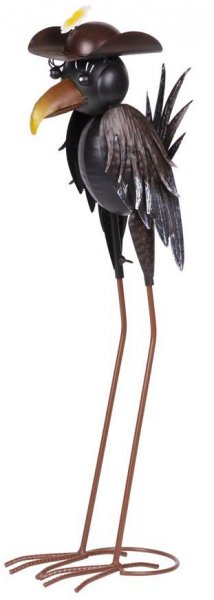 Dekoracia Mecco 6338, Havran, 66 cm, plech