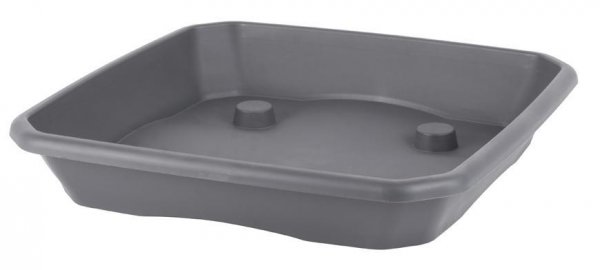 Podložka pod kvetináč Strend Pro ECONOMY SQ4, 44 cm, antracit