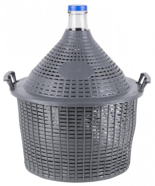 Demižón Strend Pro Cada Inco, sklo/plast, 25 lit., 520x415/330 mm