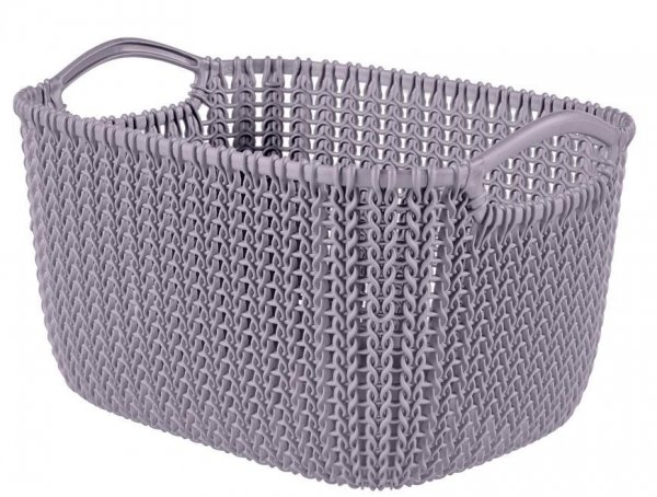 Košík Curver® KNIT 8L, svetlofialový, 30x22x17 cm