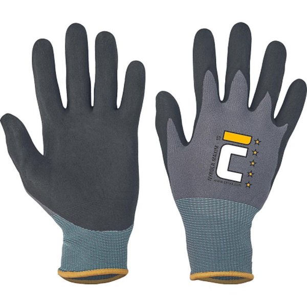 Rukavice fh® NYROCA MAXIM 10, kombinované, nylon/lycra/nytril
