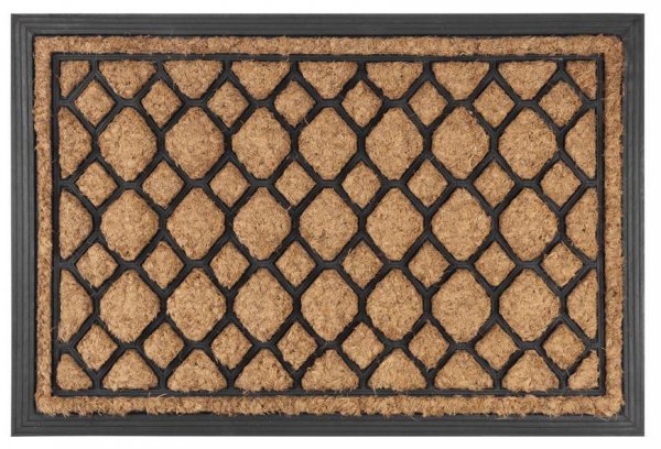 Rohozka MagicHome RBC 178, FishScales, 40x60 cm, guma/kokos