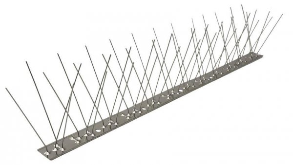 Zabrana Pecon SPIKE-55-0, 48 hrotov, L-50 cm, PC UV, proti vtákom, nerez
