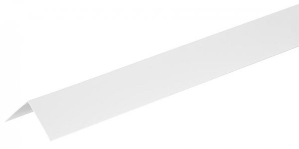 Lišta Strend Pro CS147, Alu 1500x40x0,8 mm, biela, 0,8 mm, rohová, 