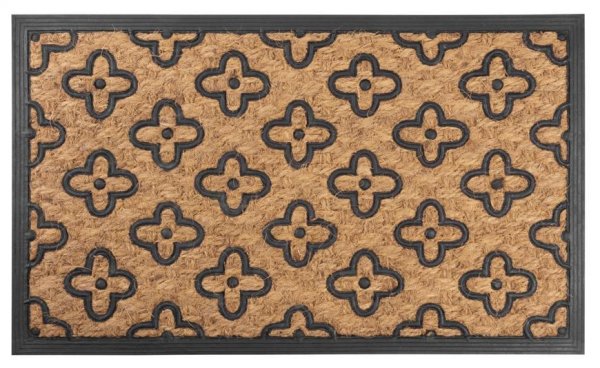Rohozka MagicHome RBP 196, Flowers, 45x75 cm, guma/panama