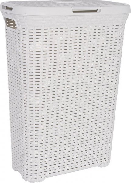 Kôš Curver® STYLE 40L, krémový, 61x26x44 cm, na bielizeň, prádlo