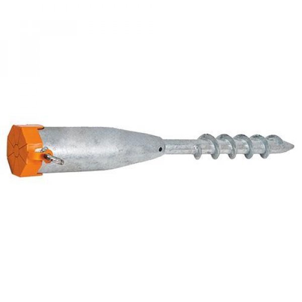 Skrutka zemná GS03, Zn, 550x60x1,7 mm