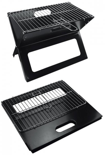 Gril Strend Pro Practic, BBQ, na drevené uhlie, sklápací, 450x330x350 mm