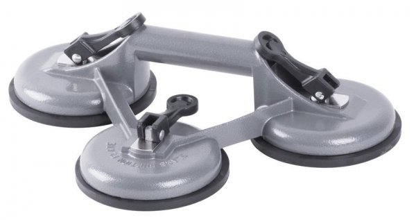 Držiak skla Strend Pro CUP-785, prísavný, 3-kupolový, kov, Zn