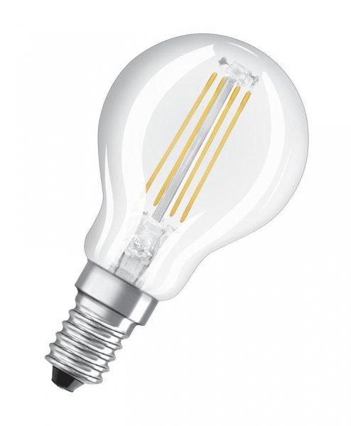 Ziarovka OSRAM® LED FIL 040 (ean8720) non-dim, 4W/827 E14 2700K Value CLASSIC P