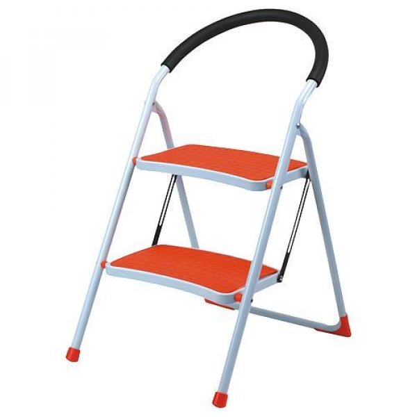 Schodiky WR2061K-1, 2 stup, nosn. 150 kg, oranžové