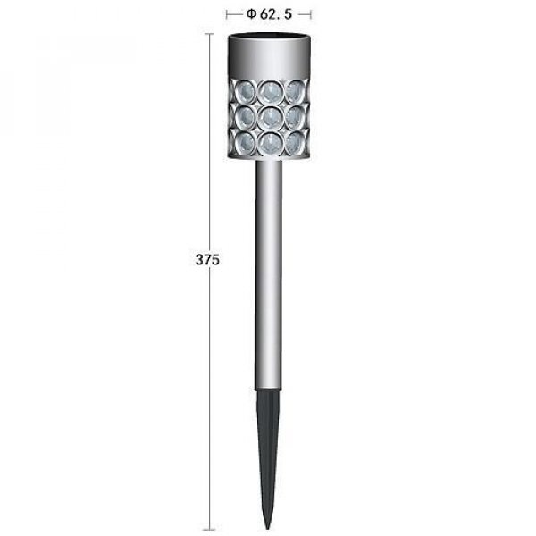 Lampa Solar Sabik, 375 mm, 1 LED, AAA, bal. 24 ks