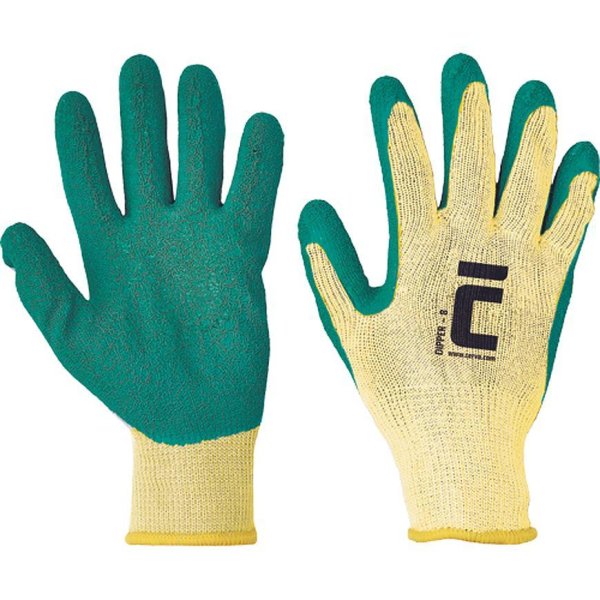 Rukavice DIPPER 09, máčané Latex