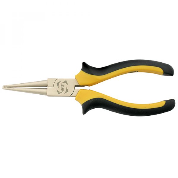 Kliešte Strend Pro PL0086 160 mm, s okrúhlymi čeľusťami, rovné, na poistné krúžky