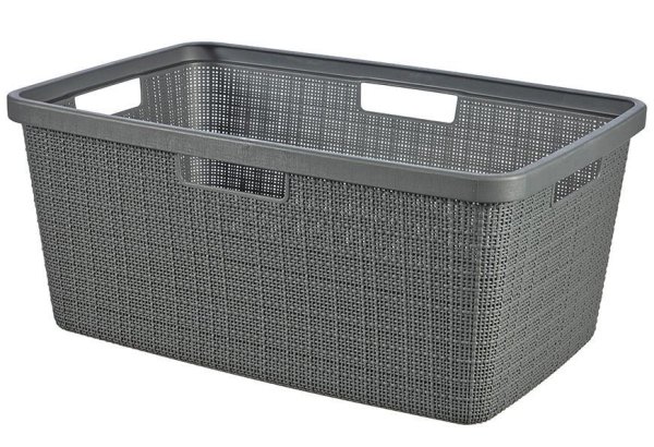 Kôš Curver® JUTE, 46L, sivý 39x59x26 cm, na bielizeň, prádlo