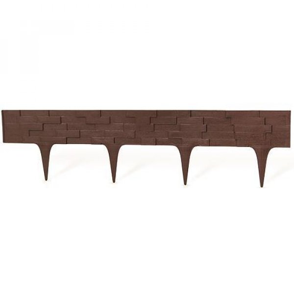 Palisada StonePalisade 2,37 m, tmavá hnedá, bal. 3 ks 790x95/200 mm, UV