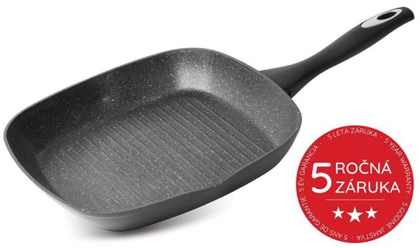Panvica MagicHome Black Line, grilovacia, 28 cm