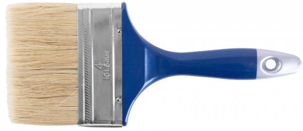 Štetec JB005, 4.0", plochý natural, s PVC rúčkou
