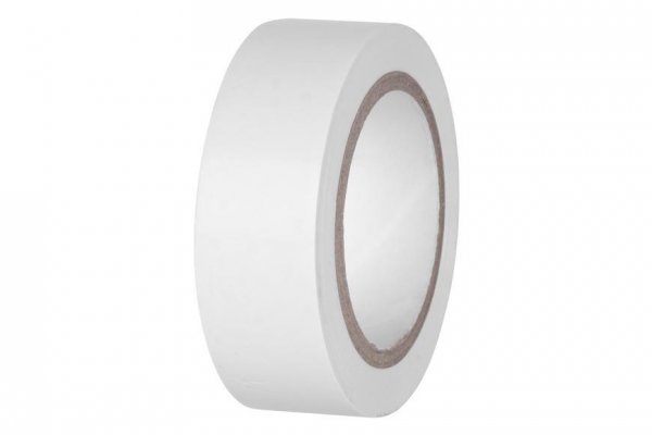 Páska E130WHT, biela, izolačná, 19 mm, L-10 m, PVC