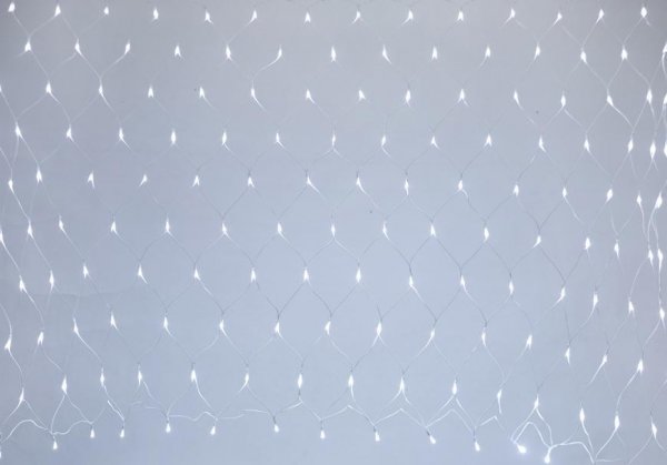 Reťaz MagicHome Vianoce Netled, 160 LED studená biela, MULTI CONNECT, jednoduché svietenie, biely ká