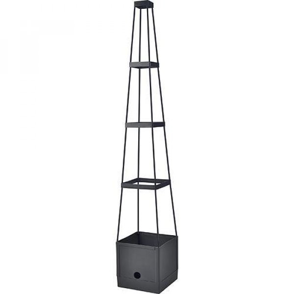 Kvetináč Strend Pro Herrison FP8018, s opornou vežou, 250x250x1050 mm
