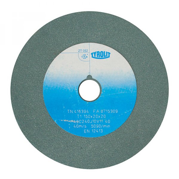 Kotúč Tyrolit 416394, 150x20x20 mm, 49C240J10V40 (zrnitosť 240)