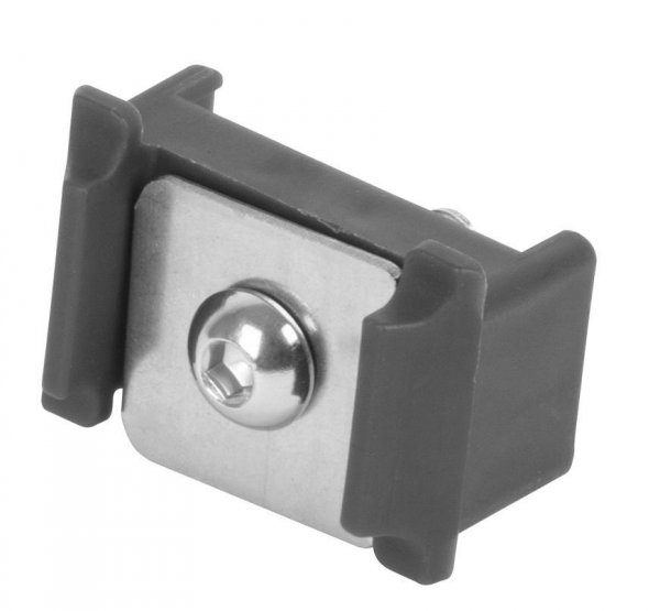 Úchytka Strend Pro EUROSTANDARD, na plotový panel, antracit, bal. 10 ks, 60x40 mm