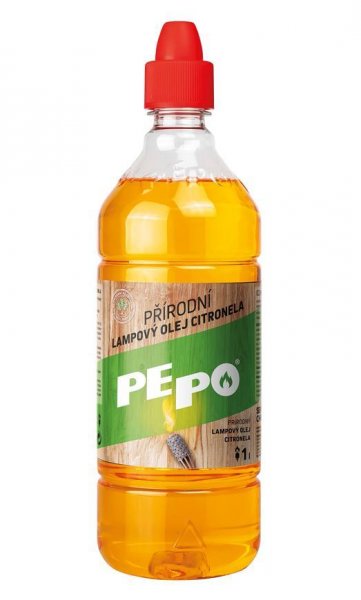 Olej PE-PO®, prírodný lampový, 1 lit, Citronella