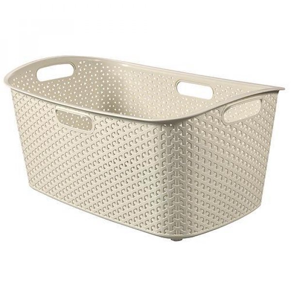 Kôš Curver® MY STYLE 47L, krémový, 60x39x28 cm