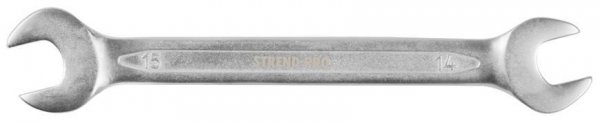 Kľúč Strend Pro 3113 14x15 mm, vidlicový, obojstranný, Cr-V
