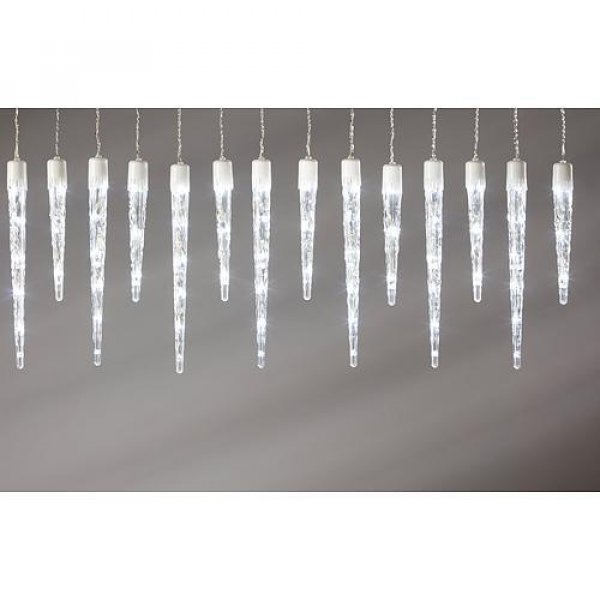 Dekorácia MagicHome Vianoce, Cencúle, LED, IP44, exteriér